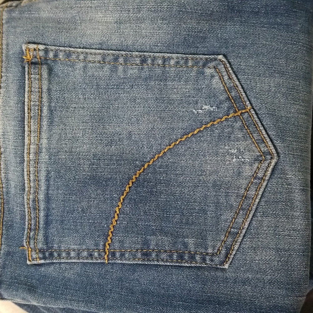 Joe's Jeans Big Kids Blue Distressed Jeans Sz 18 - Picture 7 of 7